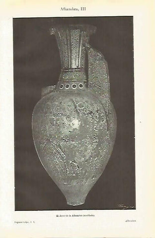 LAMINA ESPASA 33779: El Jarro de la  Alhambra