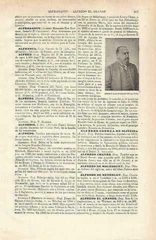 LAMINA ESPASA 33754: Alfredo I, duque de Sajonia