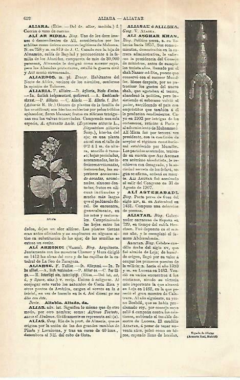 LAMINA ESPASA 33766: Espada de Aliatar