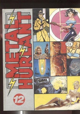 Eurocomic: Metal Hurlant revista retapado numerado 12 con los numeros 36,37,38