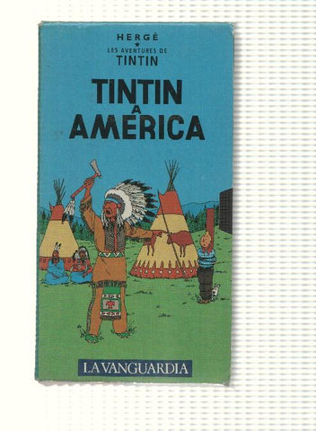 Tintin: VHS La Vanguardia: num 20 - Les Aventures de Tintin. Tintin a America. Herge