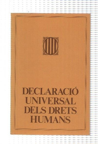 Declaracio Universal dels Drets Humans - Publicacions del Parlament de Catalunya