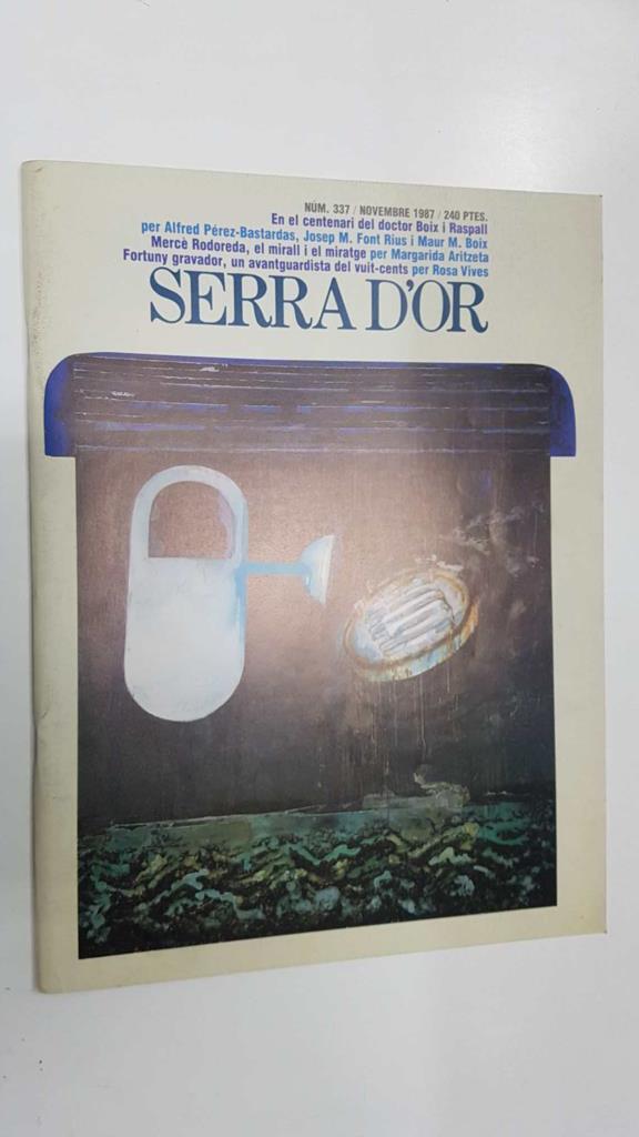 Revista Serra Dor numero 337: nov 1987, any XXIX. Merce Rodoreda, el mirall i el miratge