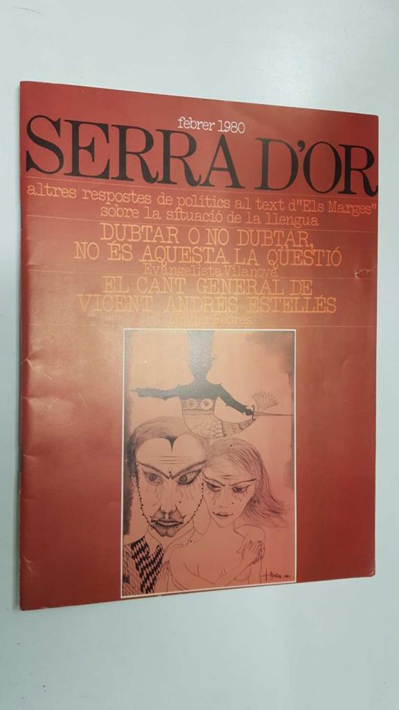 Revista Serra Dor num 245: feb 1980, any XXII. El cant general de Vincent Andres Estelles