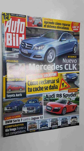 Autobild: num 227, 19/3/2010 - Cómo preparar una ruta por Marruecos (II), Nuevo Mercedes CLK