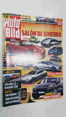 Autobild: num 224, 26/2/2010 - Novedades del salon de Ginebra, Nuevo Cayenne, Renovacion del carne