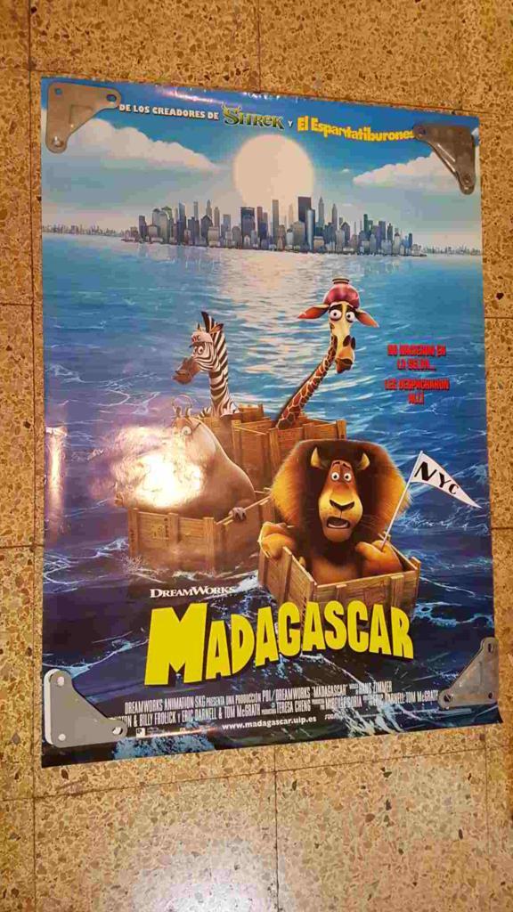 Poster de cine: Madagascar de Dreamworks, dels creadors de Shrek