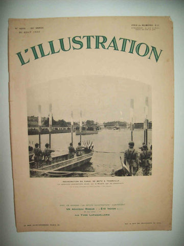 LAMINA 15008:Portada de la revista L'Illustration, numero 4668 de 20 de agosto de 1932