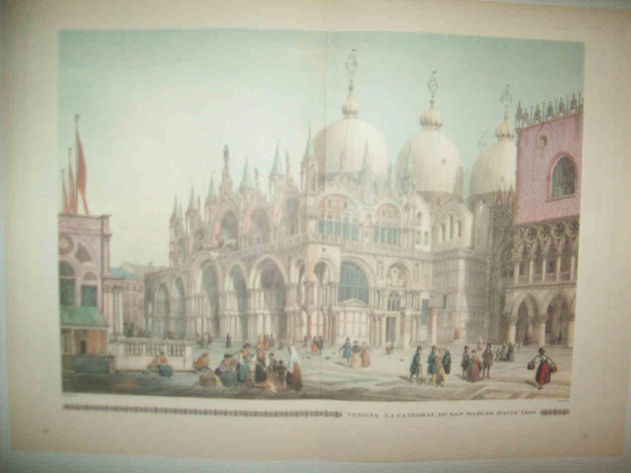 LAMINA 14992: Venecia. Catedral de San Marcos hacia 1850
