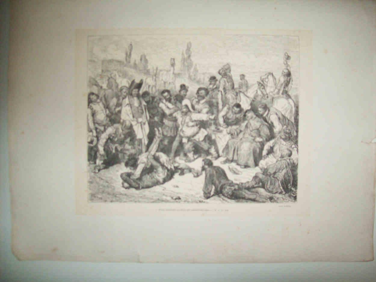 LAMINA 14968:  Solo Sancho Panza se desespera