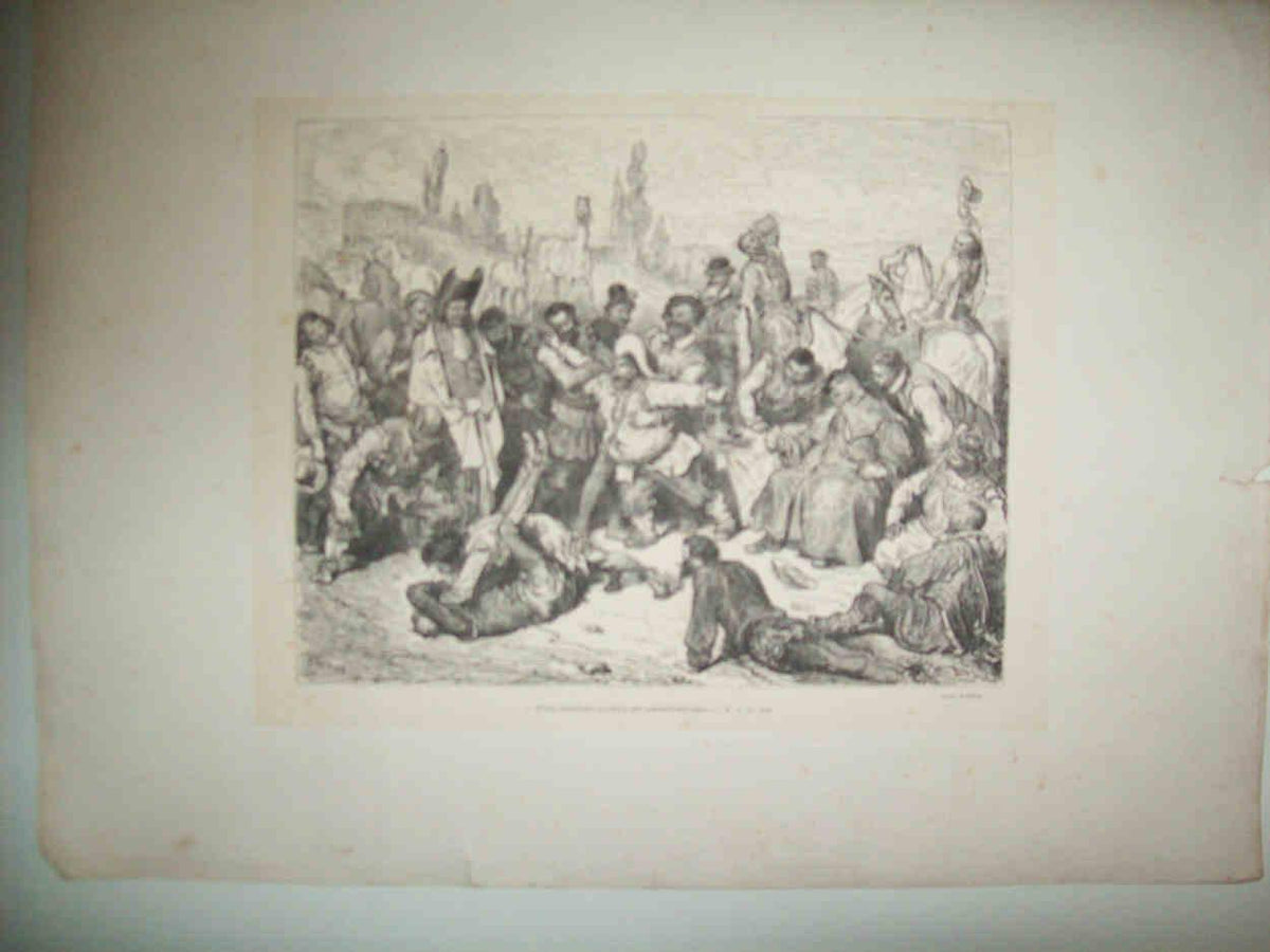 LAMINA 14968:  Solo Sancho Panza se desespera
