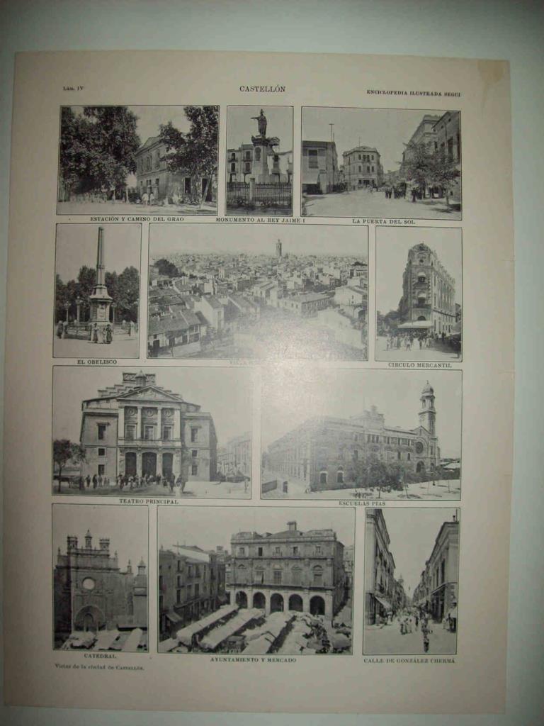 LAMINA 14962: Vistas de la ciudad de Castellon