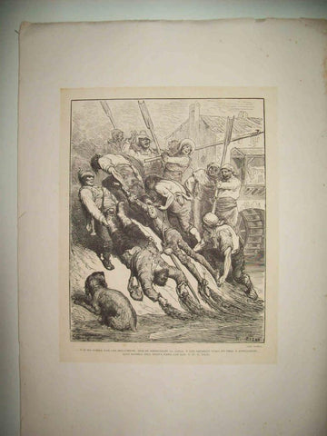 LAMINA 14969: Molineros salvando a Don Quijote