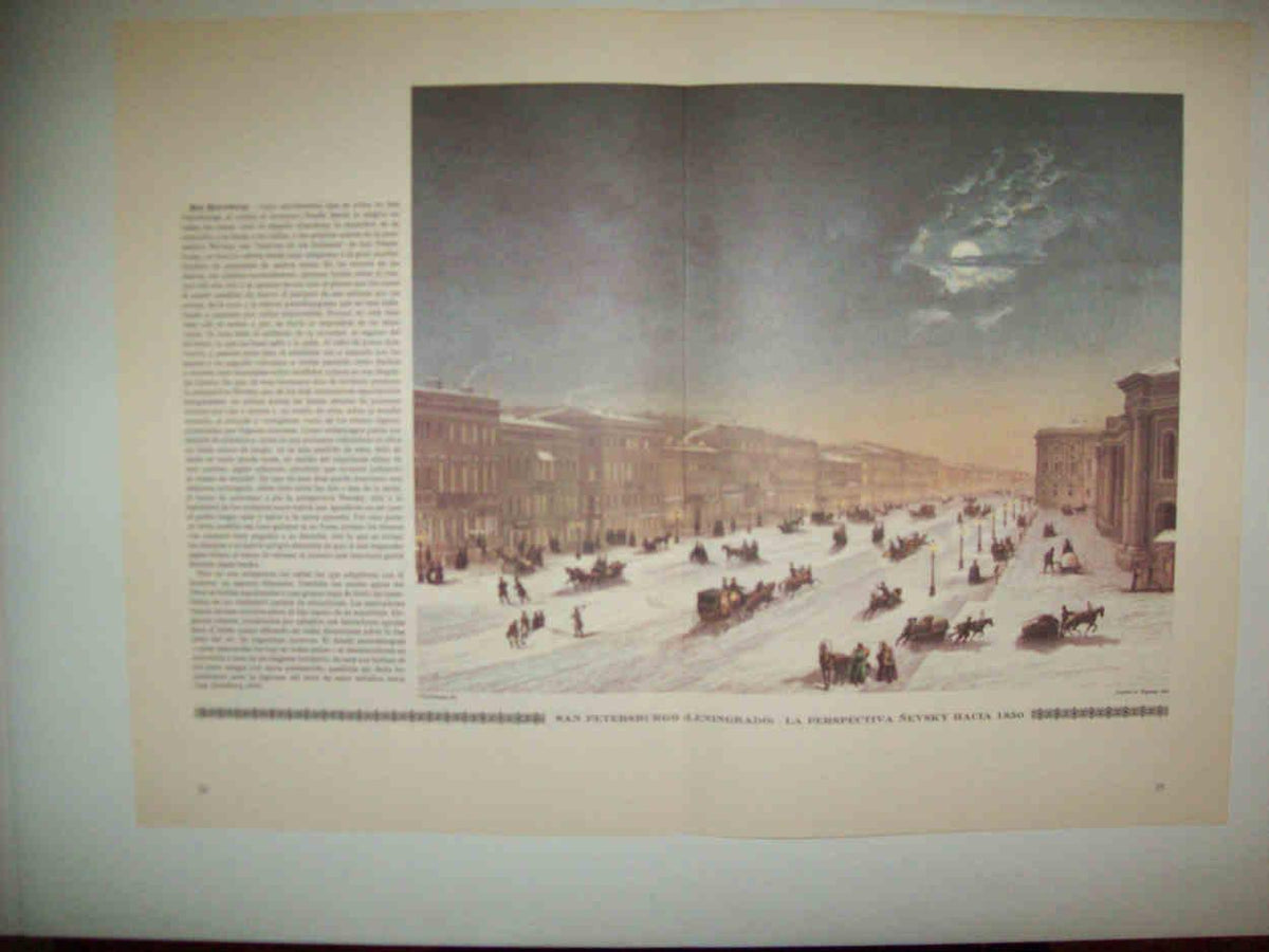 LAMINA 14982: San Petersburgo. La perspectiva Ñevsky hacia 1850
