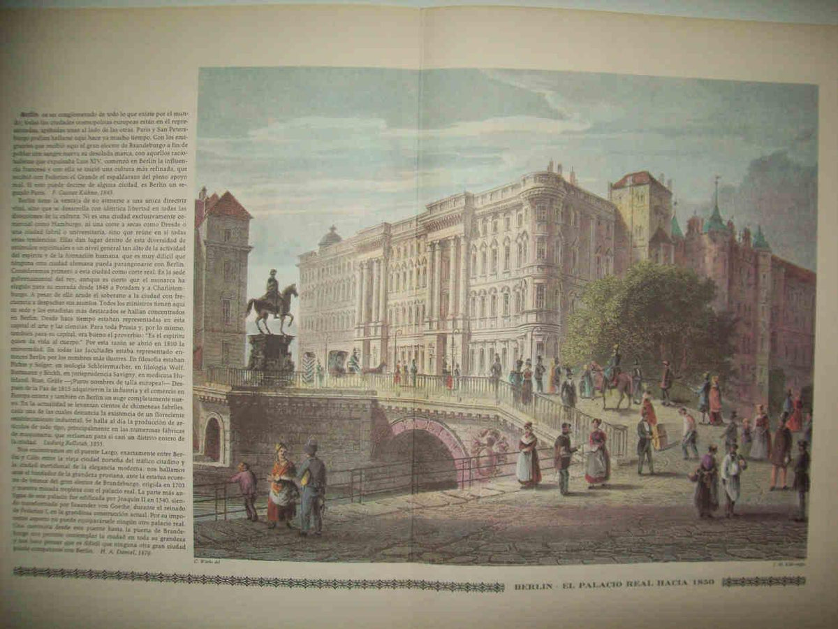 LAMINA 14978: Berlin. Palacio Real hacia 1850