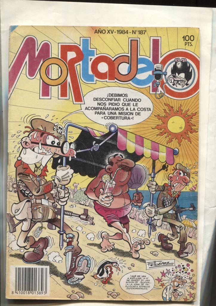 Super Mortadelo numero 187: Mortadelo y Filemon: los angeles 84