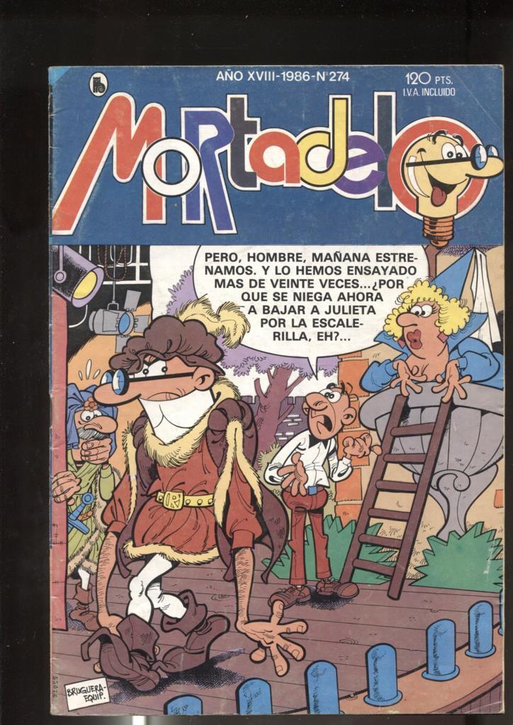 Super Mortadelo numero 274:  (numerado 1 en interior cubierta)