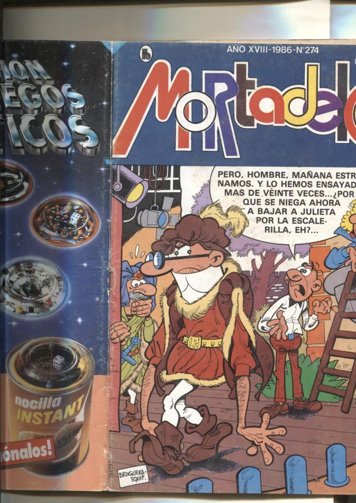 Super Mortadelo numero 274:  (numerado 4 en interior cubierta)