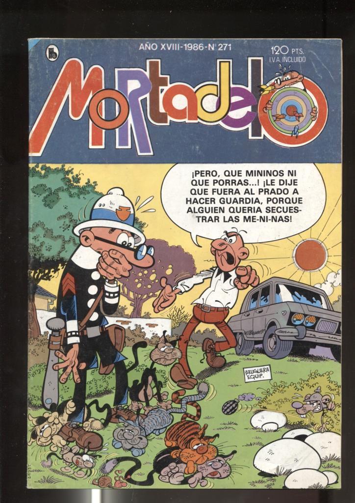 Super Mortadelo numero 271: (numerado 1 en interior cubiertas)