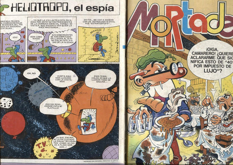 Super Mortadelo numero 211: (numerado 2 en trasera)