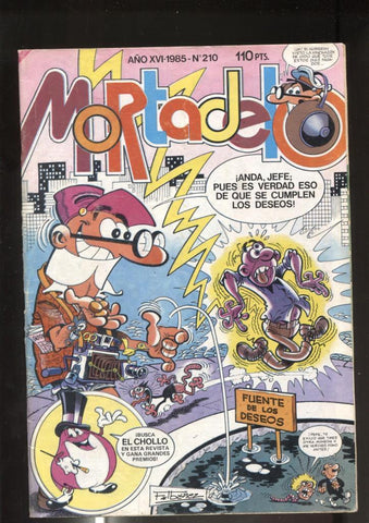 Super Mortadelo numero 210: (numerado 1 en trasera)