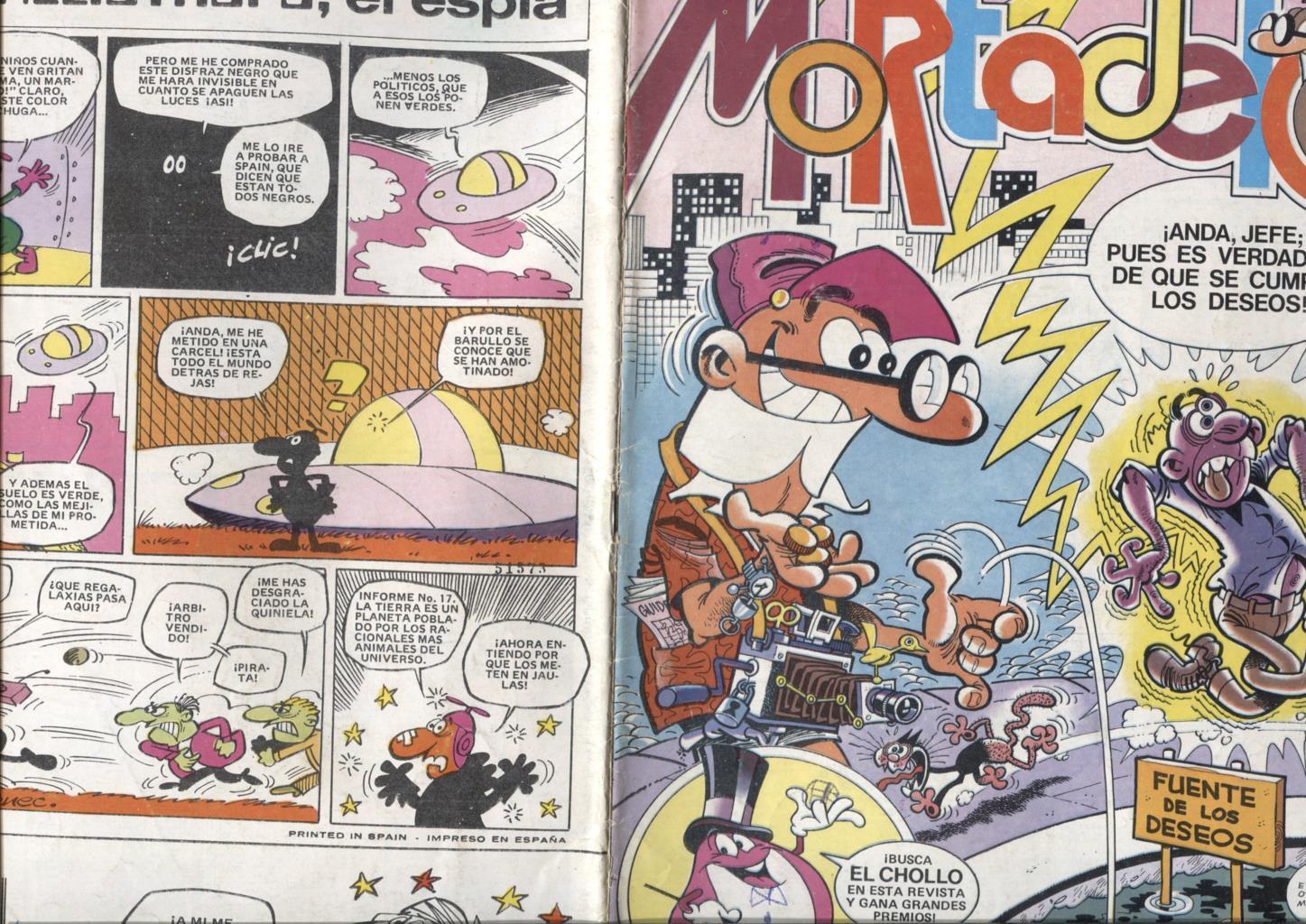 Super Mortadelo numero 210: (numerado 2 en trasera)