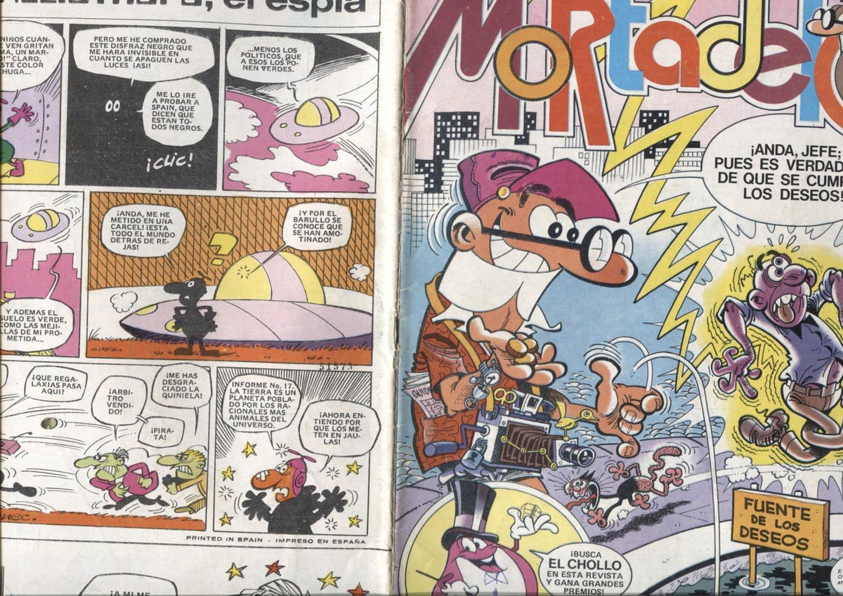 Super Mortadelo numero 210: (numerado 2 en trasera)