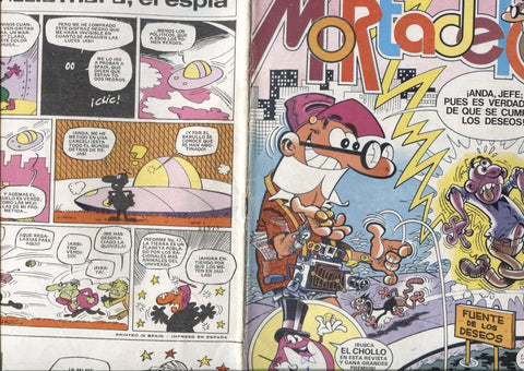 Super Mortadelo numero 210: (numerado 2 en trasera)
