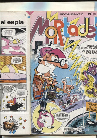 Super Mortadelo numero 210: (numerado 5 en trasera)  