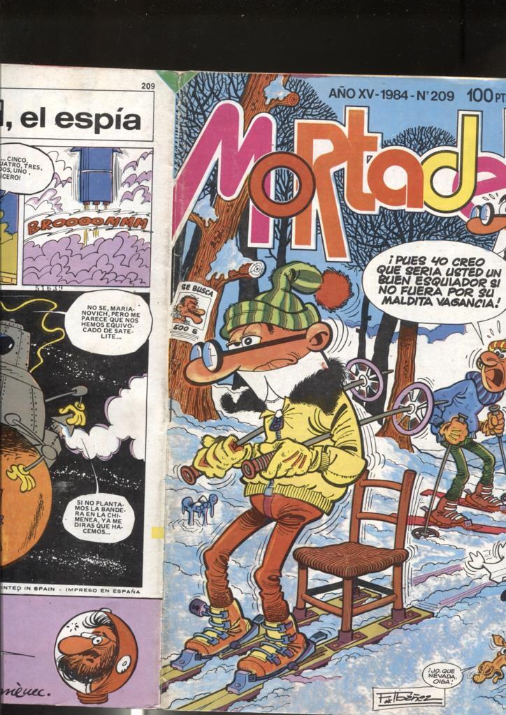 Super Mortadelo numero 209: (numerado 3 en trasera)