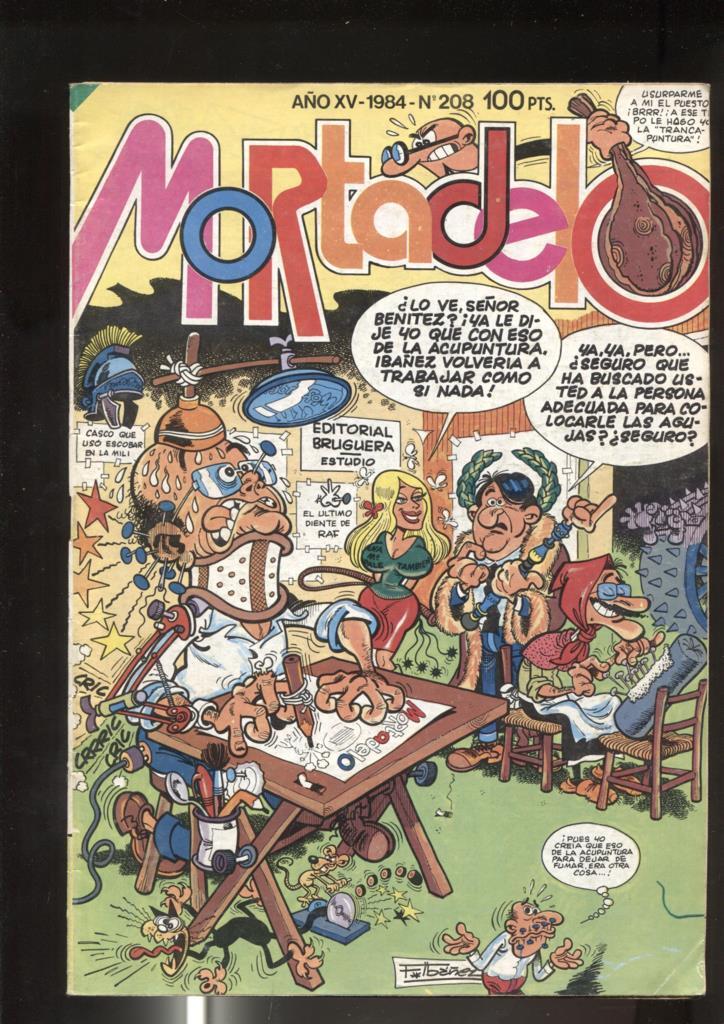 Super Mortadelo numero 208: (numerado 2 en trasera)