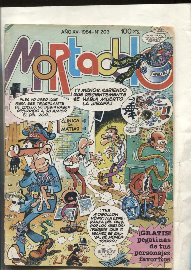 Super Mortadelo numero 203: (numerado 5 en trasera)