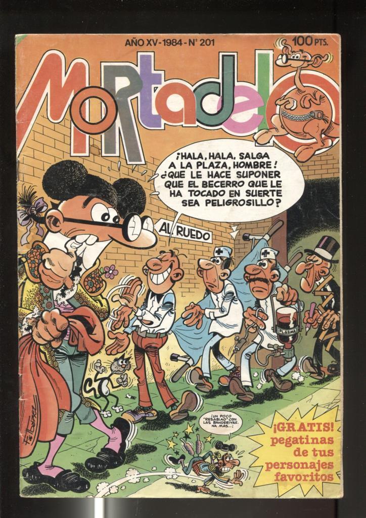 Super Mortadelo numero 201 (numerado 1 en trasera) 