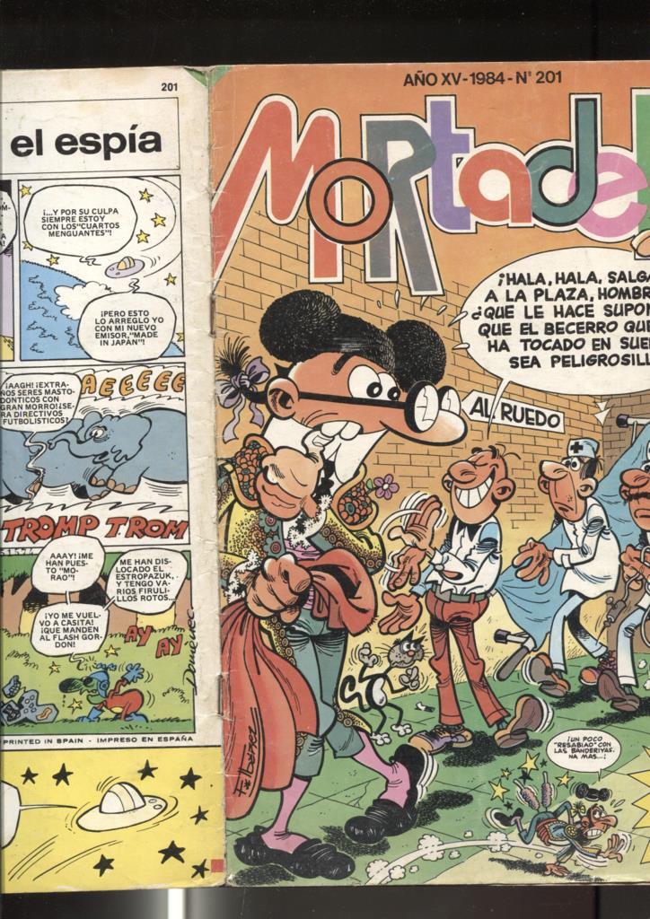 Super Mortadelo numero 201 (numerado 3 en trasera) 