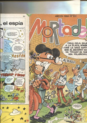 Super Mortadelo numero 201 (numerado 4 en trasera) 