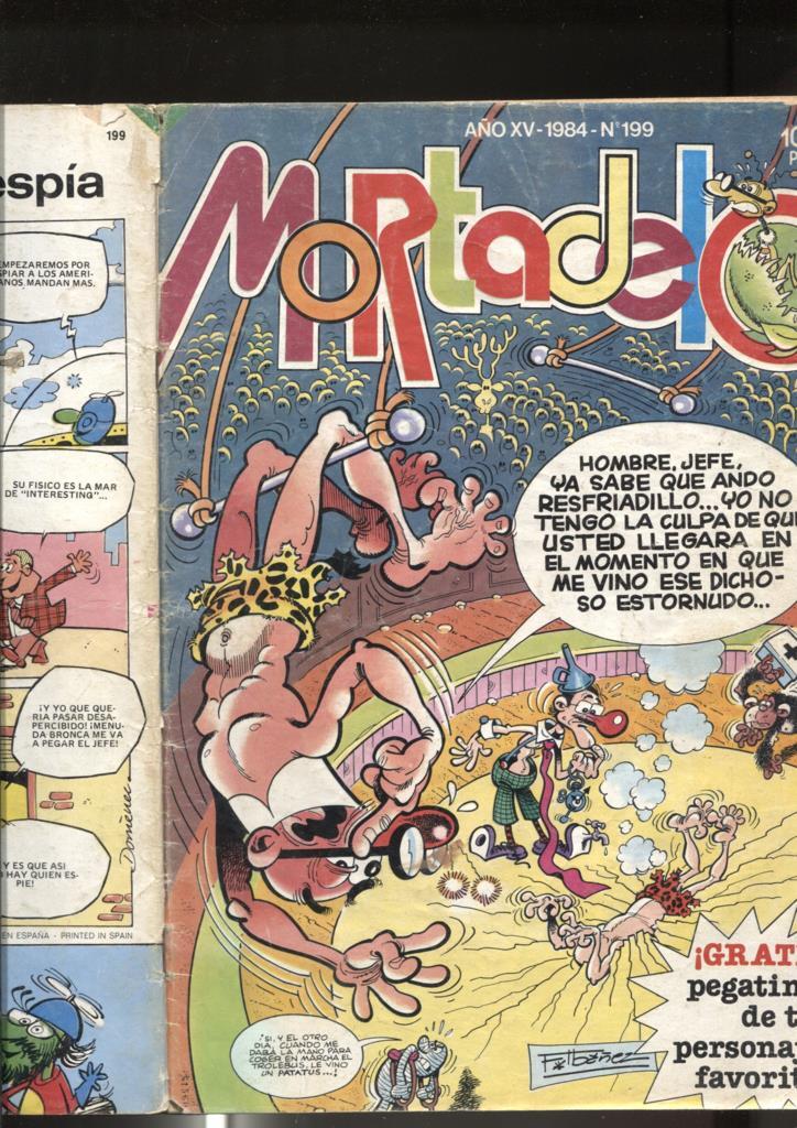 Super Mortadelo numero 199: (numerada 4 en trasera) (algo aviejada)