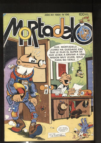 Super Mortadelo numero 196: (numerado 1 en trasera)