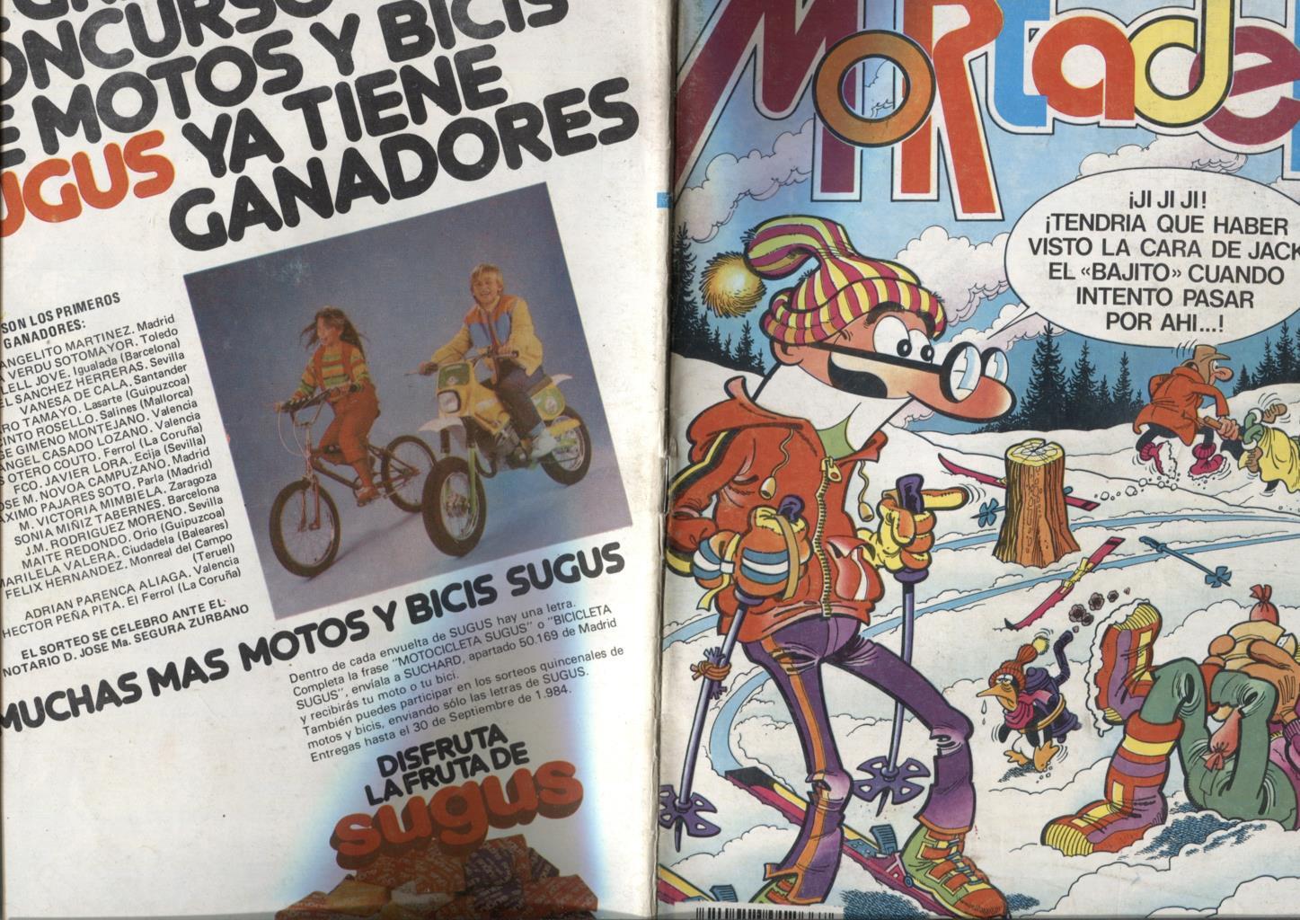 Super Mortadelo numero 184: (numerada 2 en trasera)