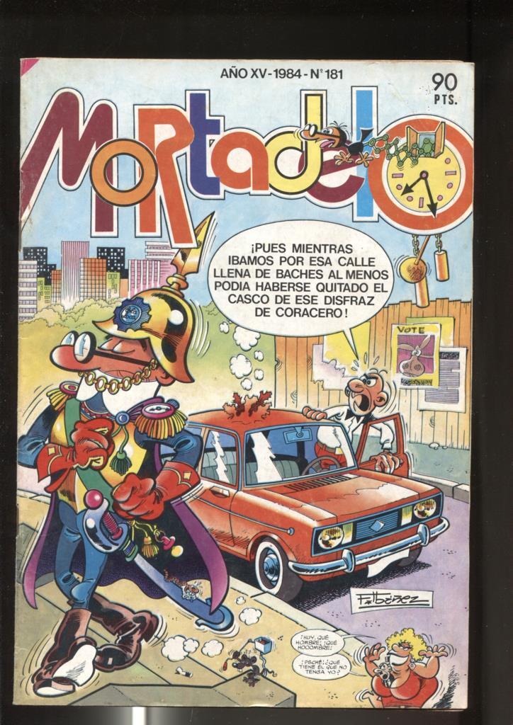 Super Mortadelo numero 181: (numerado 1 en trasera)