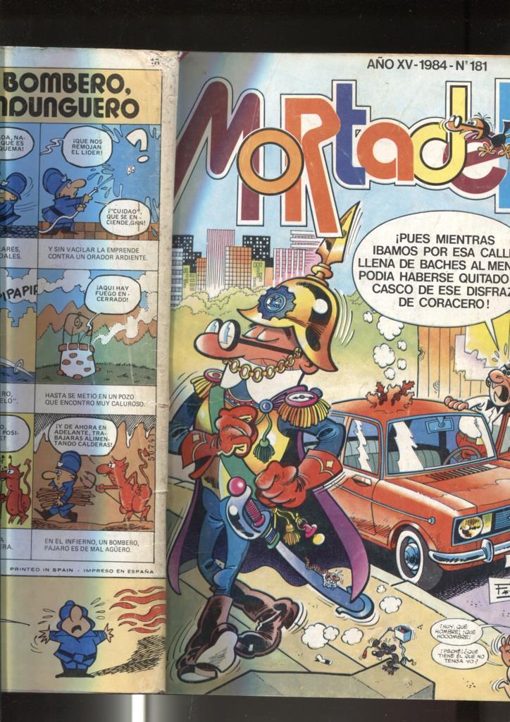 Super Mortadelo numero 181: (numerado 4 en trasera) (algo aviejado)