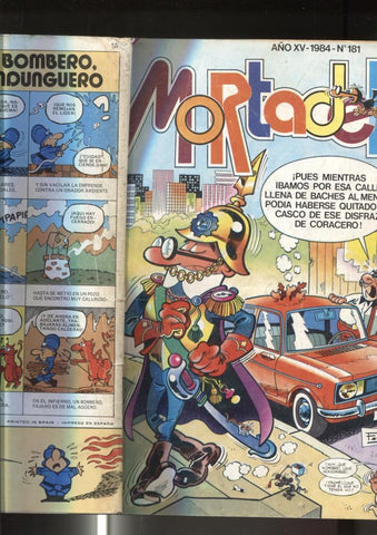 Super Mortadelo numero 181: (numerado 4 en trasera) (algo aviejado)