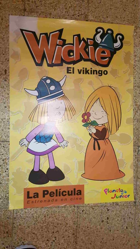 Poster doble: Wickie el Vikingo - La Abeja Maya. La pelicula (Planeta Junior)
