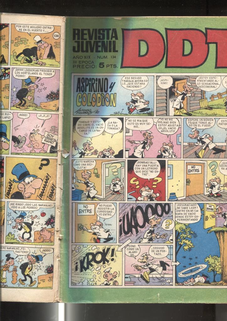DDT tercera epoca numero 134: (aviejado)