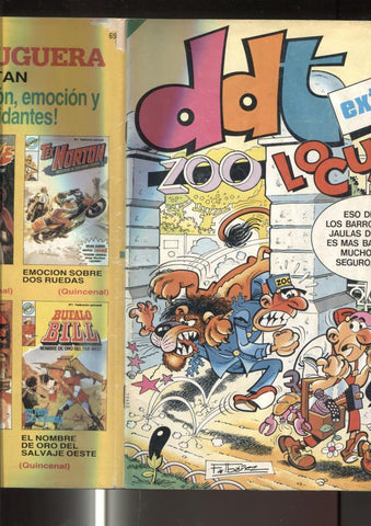 DDT Extra 069: Locuras: (numerado 1 trasera, aviejado)