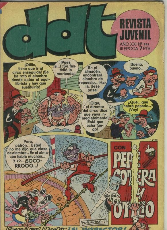 DDT tercera epoca numero 285: Domingon, Aceituno Cargante