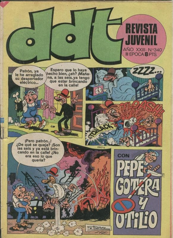 DDT tercera epoca numero 340: Aceituno Cargante, Bonifacio y Pedernal