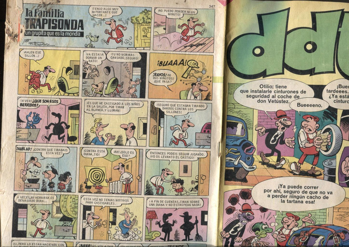 DDT tercera epoca numero 347: (numerado 1 trasera con roto en la misma segun imagen)
