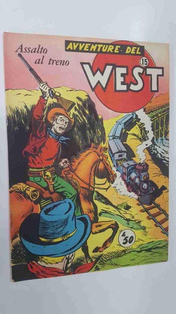 Avventure del West num 15 - Assalto al treno. Serie Apache 1 Marzo 1958