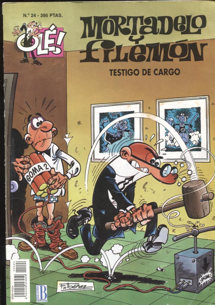 Coleccion Ole Relieve numero 024: Mortadelo y Filemon: Testigo de cargo