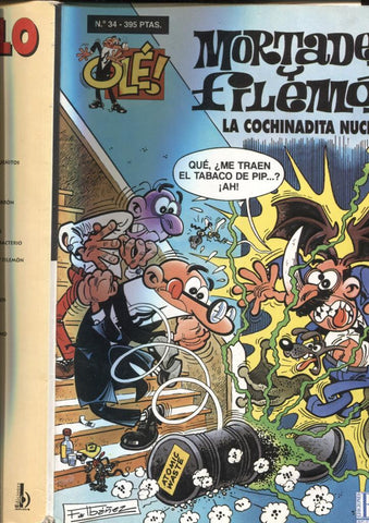 Coleccion Ole Relieve numero 034: Mortadelo y Filemon: La cochinadita nuclear